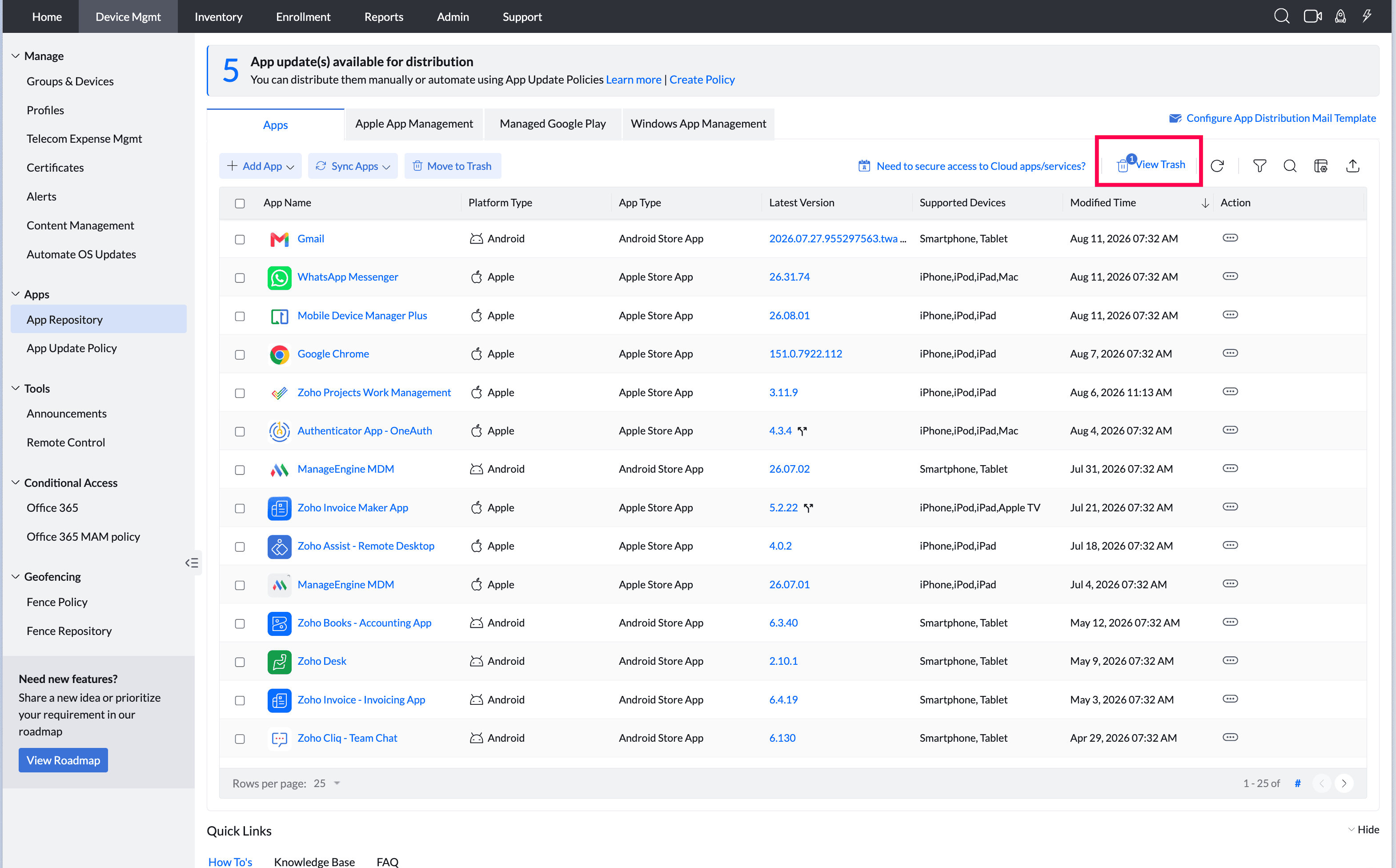 Restore App
