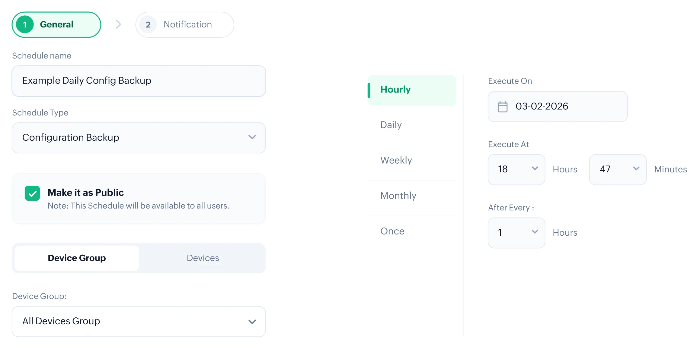Automated configuration backups for audit traceability
