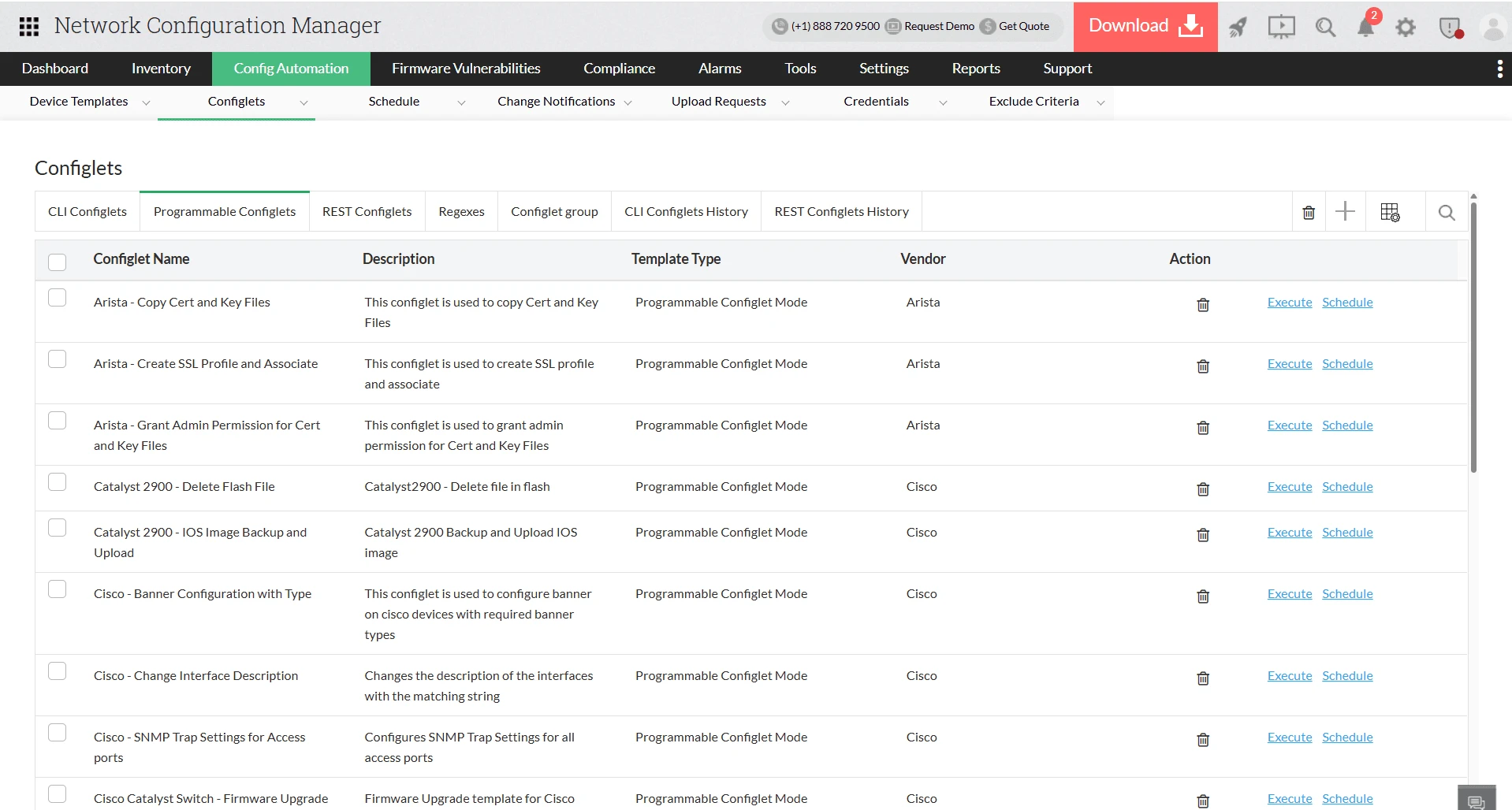 Scalable automation for multi-vendor configuration updates