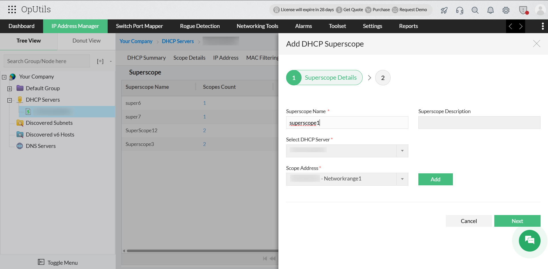 DHCP superscope 3