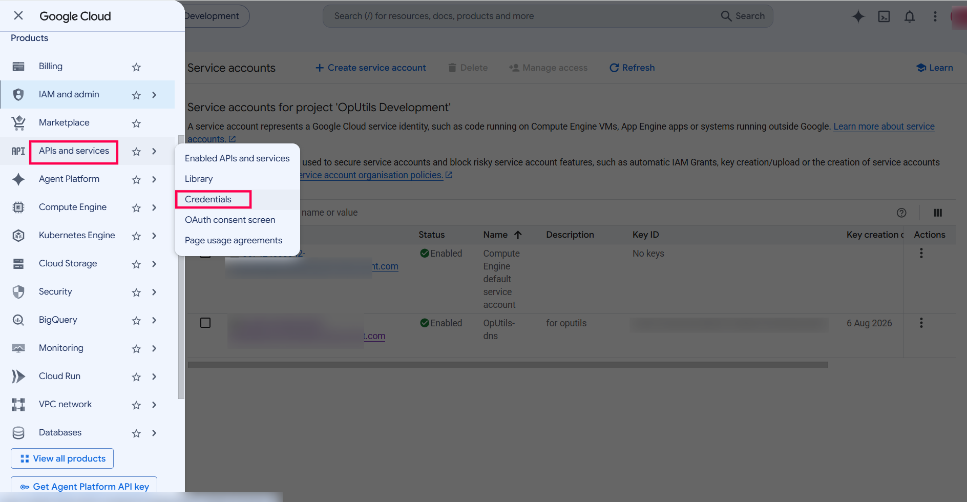 GCP DNS Management - ManageEngine OpUtils