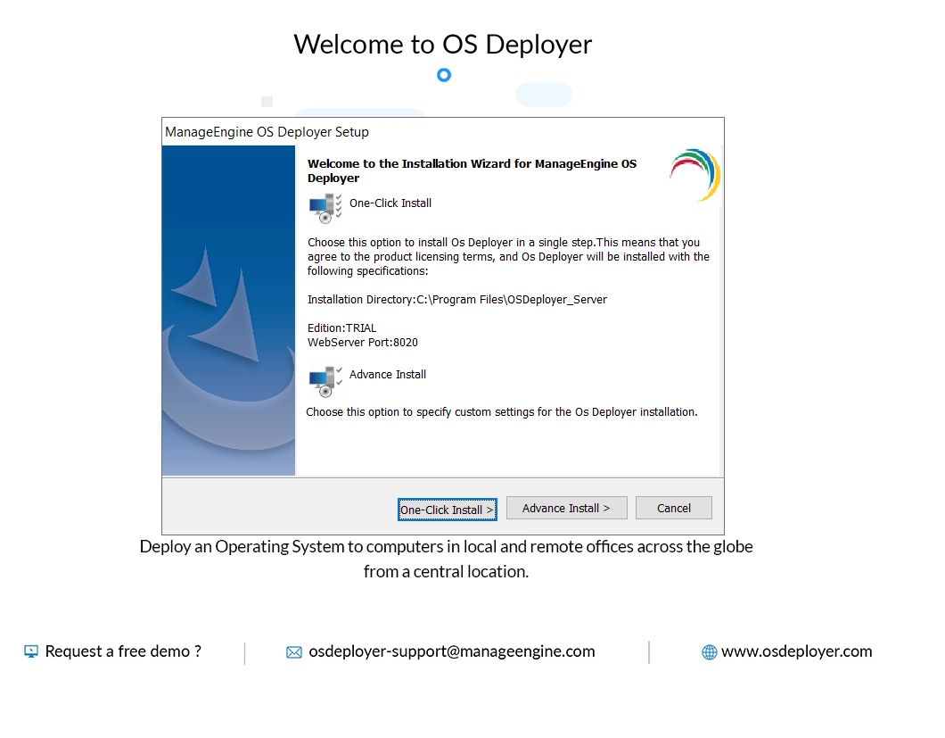 OS Deployer installation options