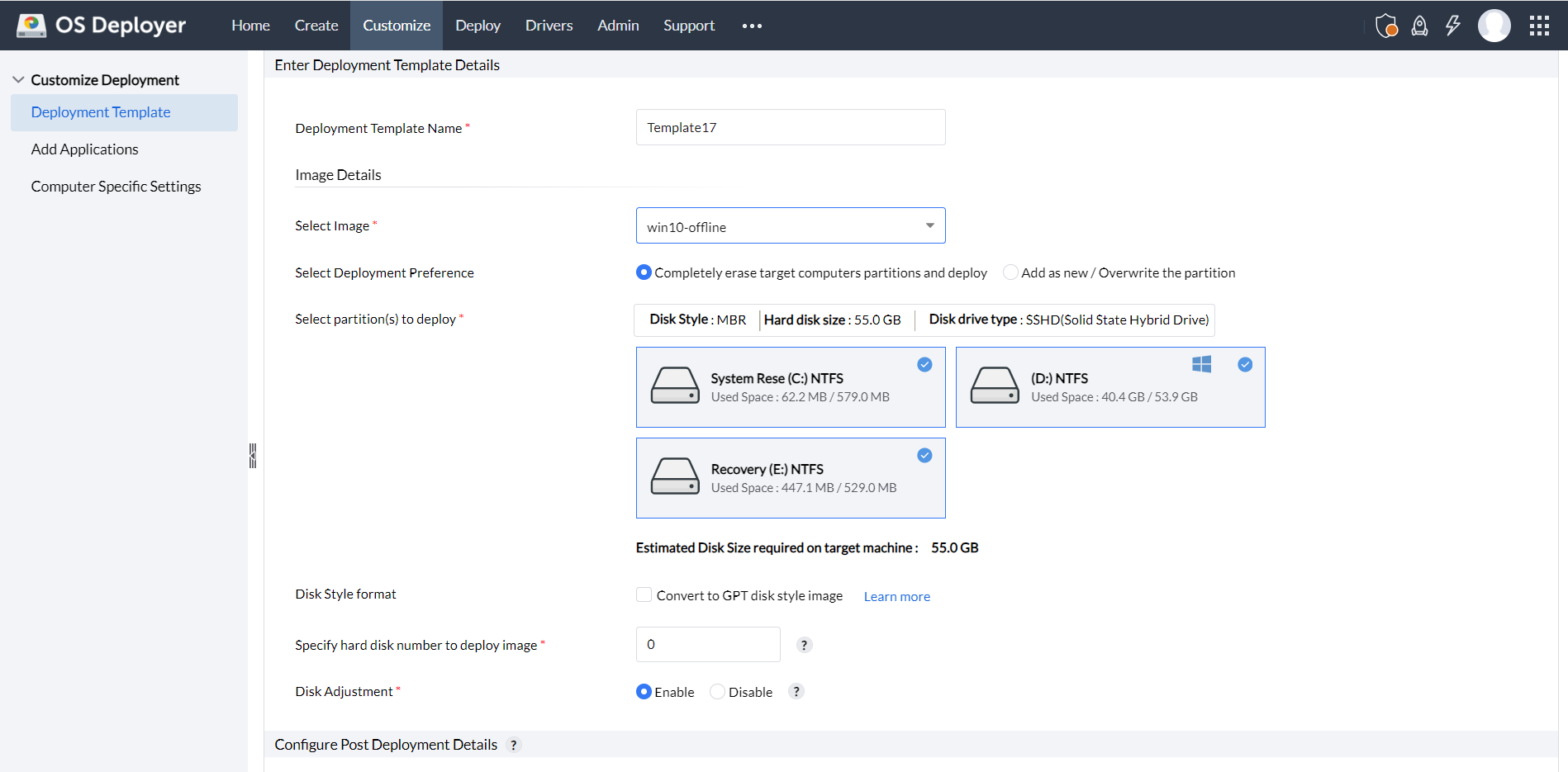 Best hard disk cloning software - OS Deployer