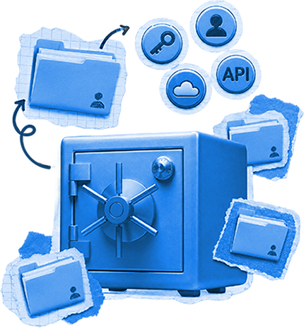 Segmented client environments illustration