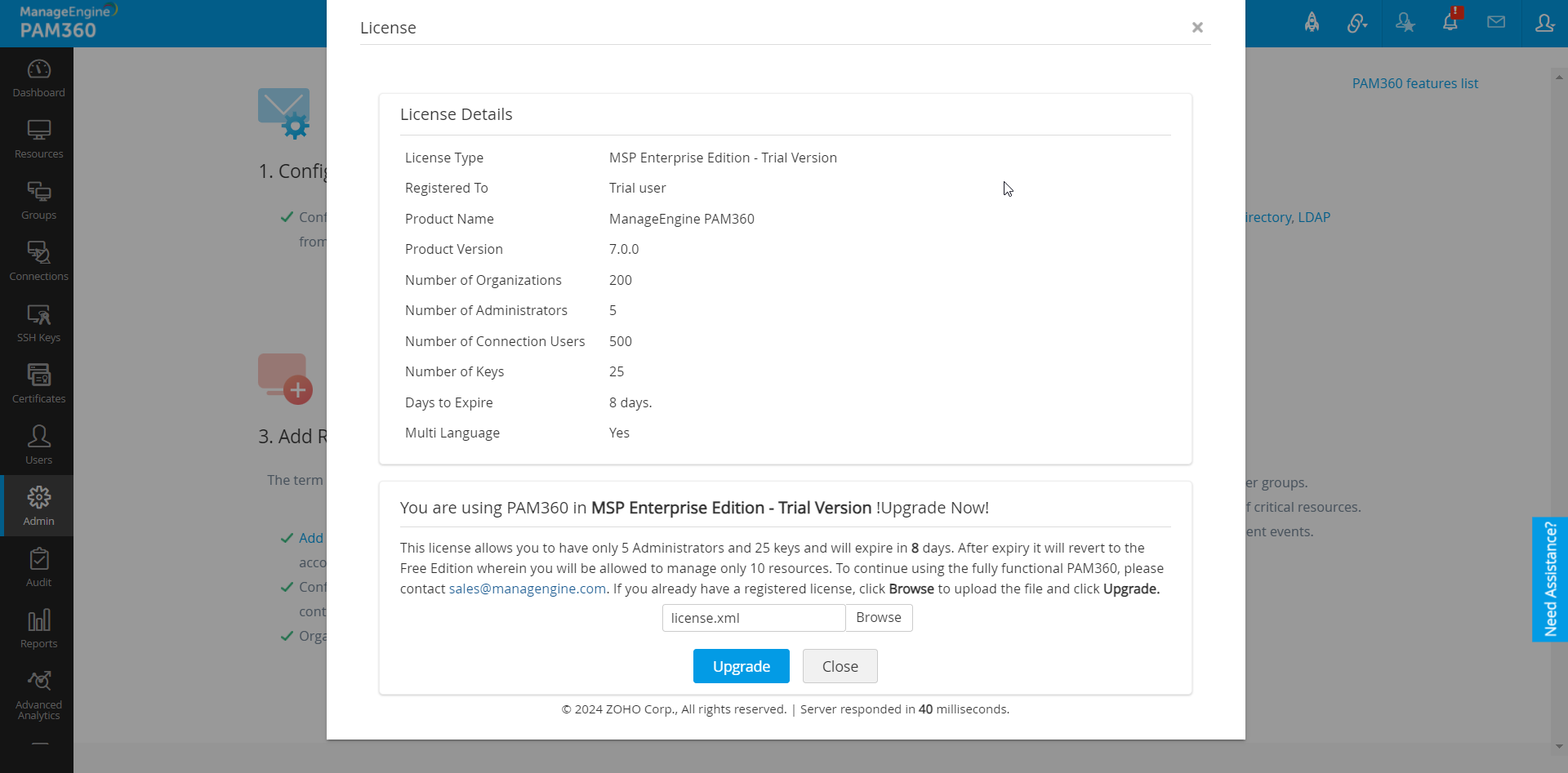 Click to Expand licensing