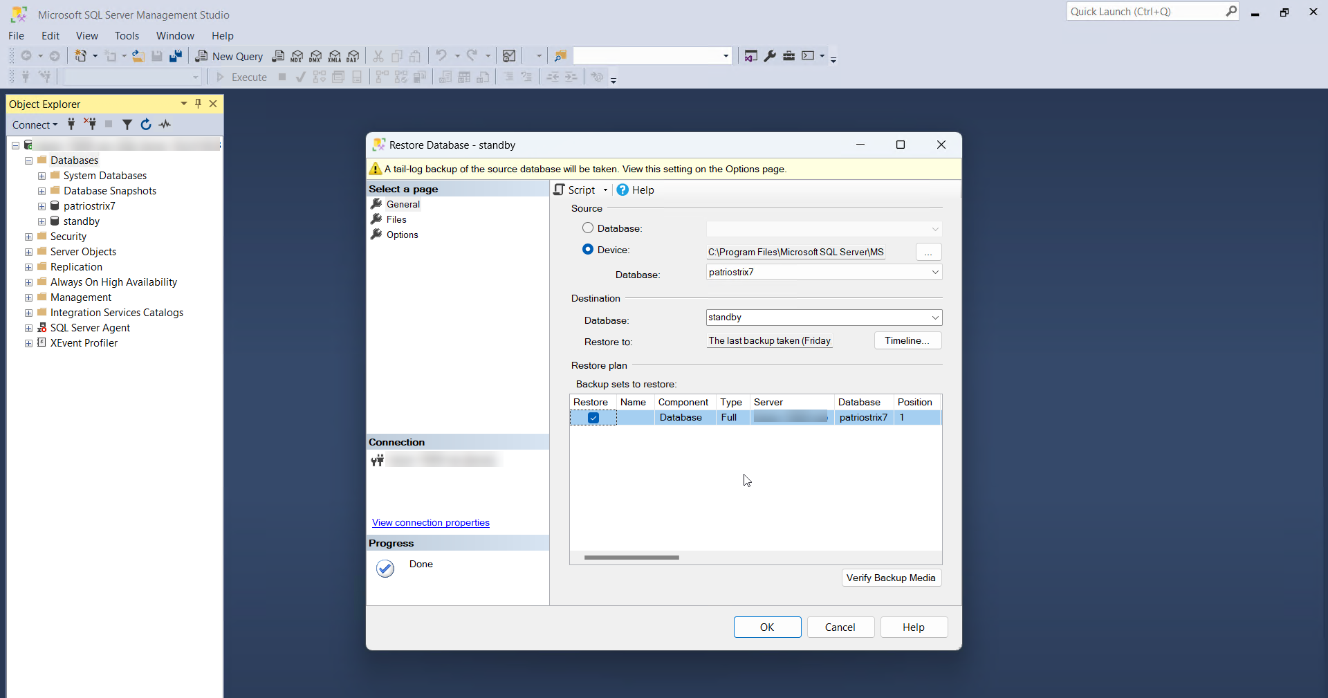 restore-database-location