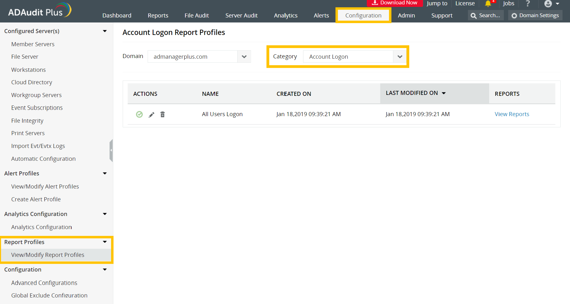 Rapporter baserade p&aring; felkoder