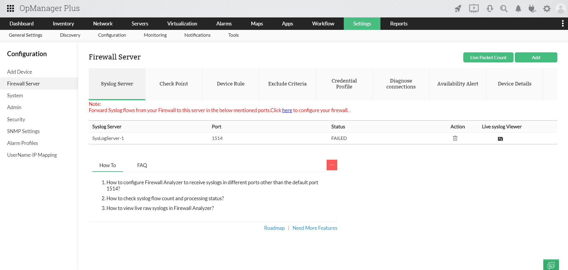 IT Infrastructure Management (ITIM) Software - ManageEngine OpManager Plus