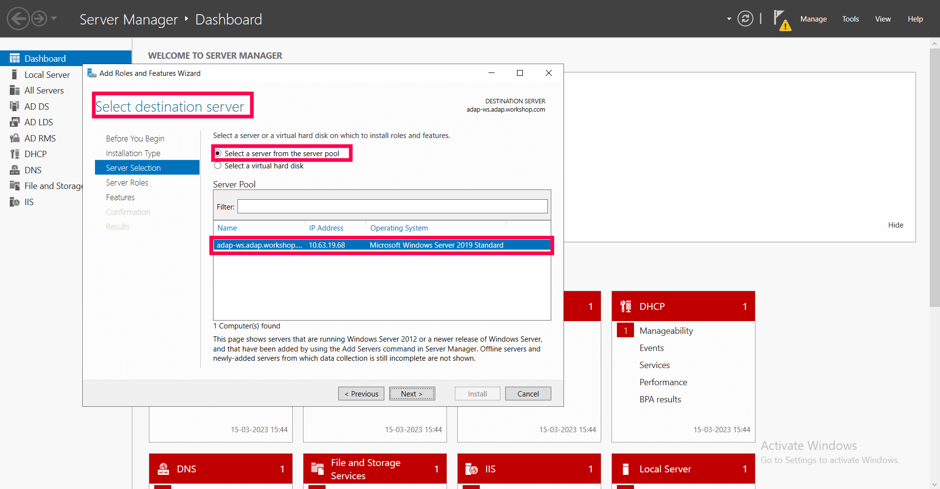 Uppgradera en server till en dom&auml;nkontrollant: Steg-f&ouml;r-steg-instruktioner