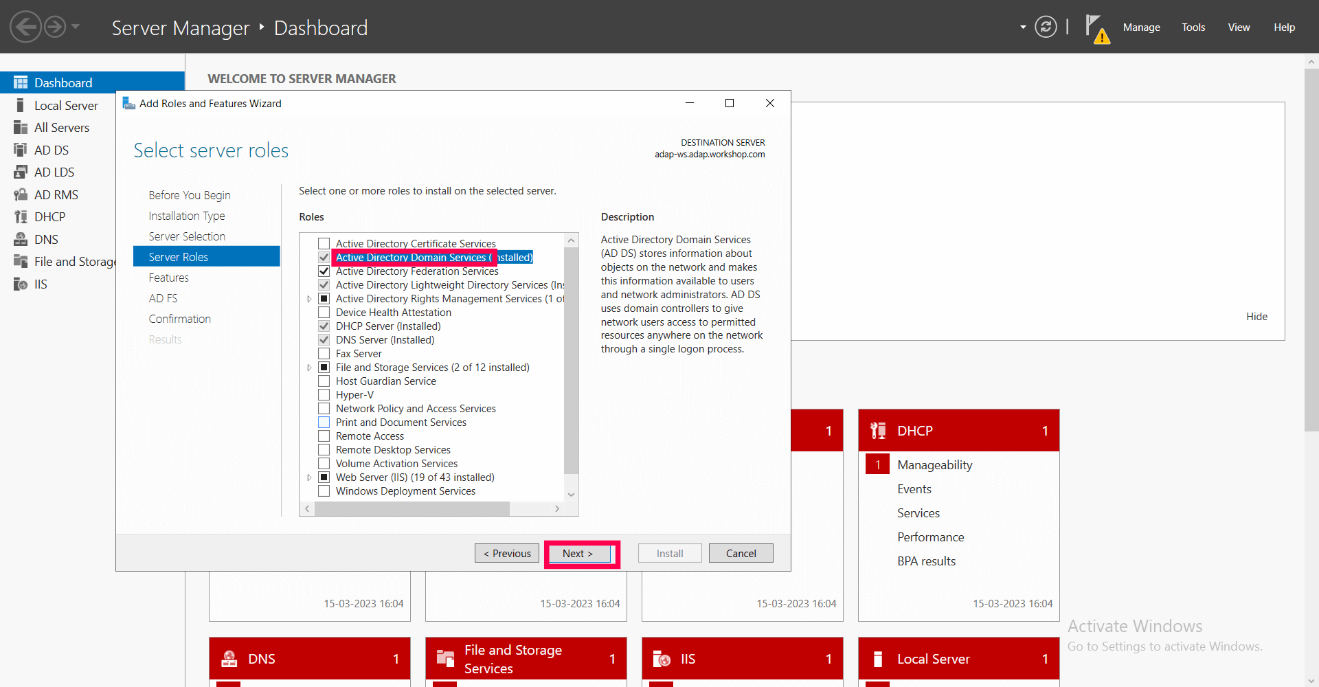 Uppgradera en server till en dom&auml;nkontrollant: Steg-f&ouml;r-steg-instruktioner