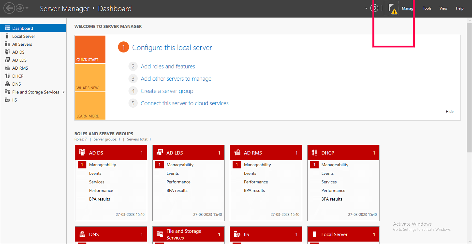 Uppgradera en server till en dom&auml;nkontrollant: Steg-f&ouml;r-steg-instruktioner