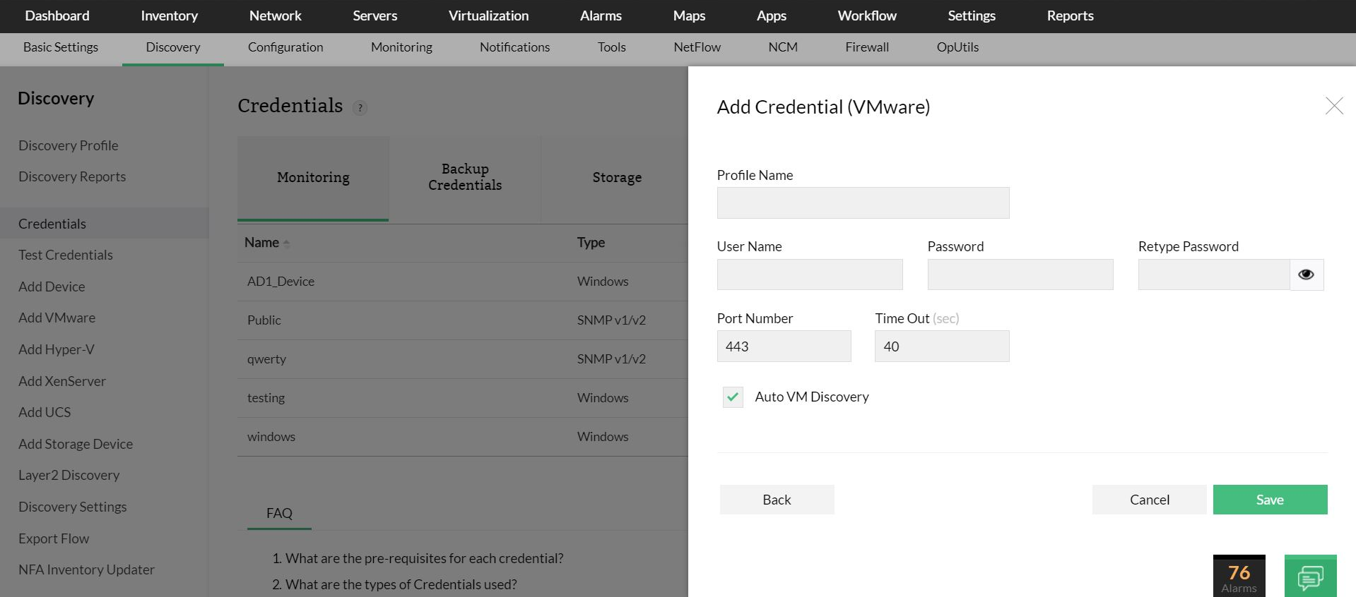VMware Monitoring Tools - ManageEngine OpManager