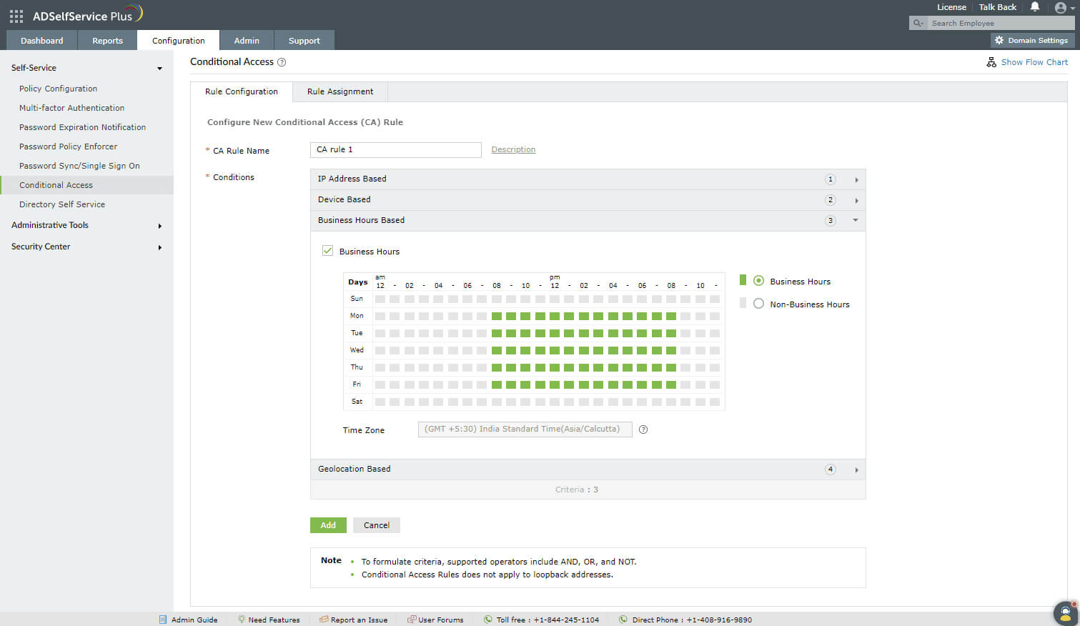 Configuring MFA to secure self-service password resets using ADSelfService Plus
