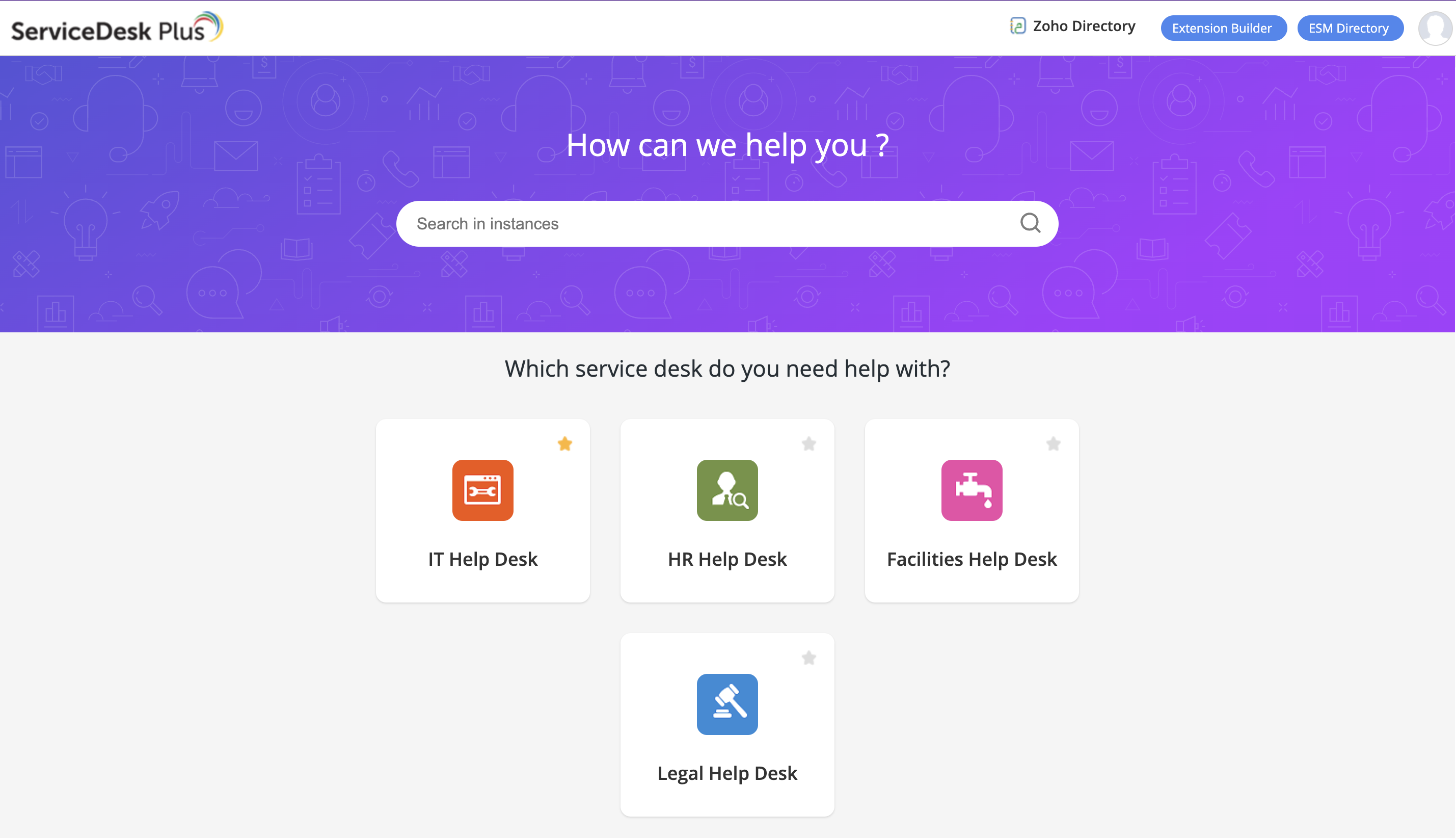 Internal help desk ticketing software