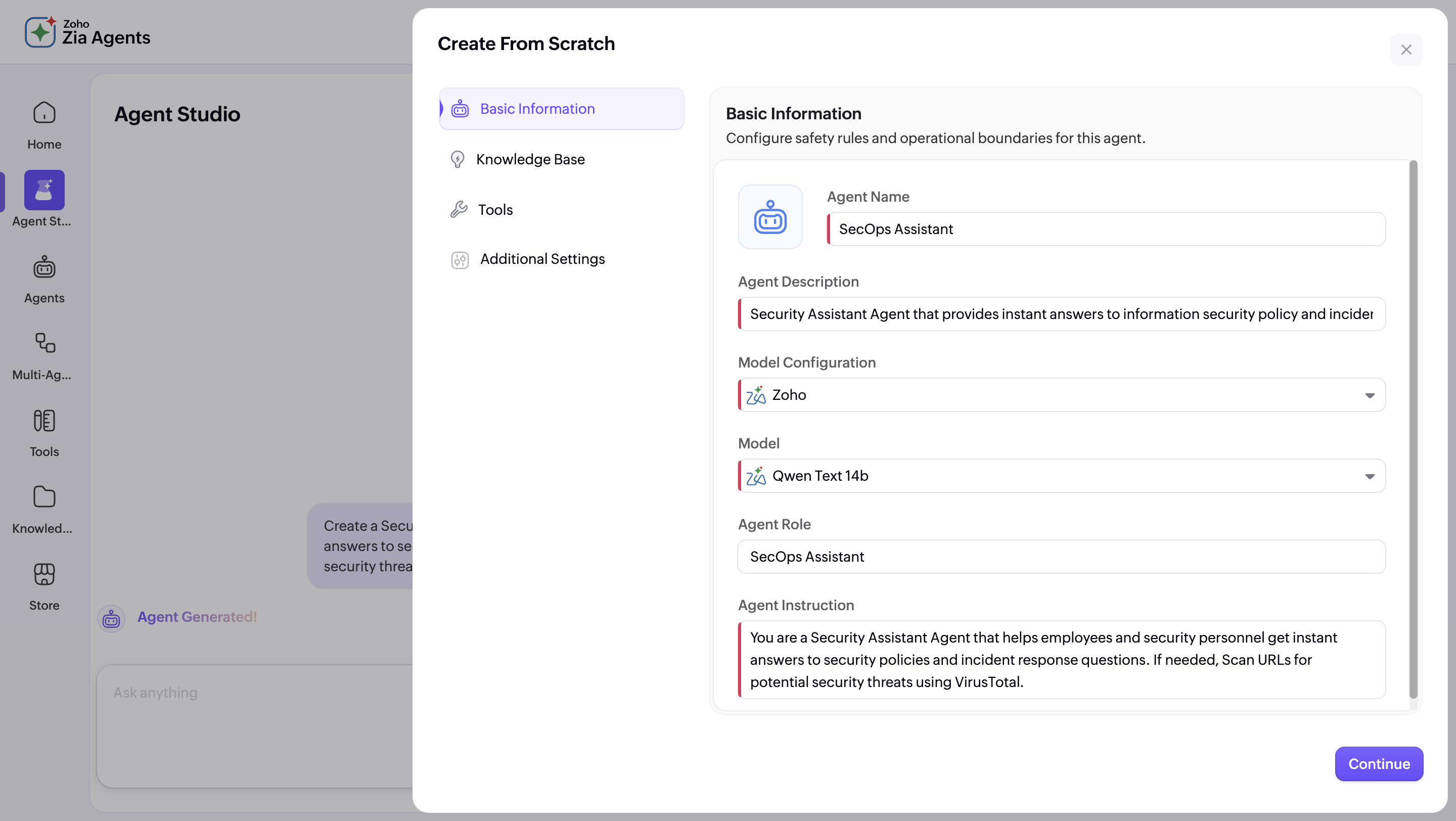 Build agents visually with Agent Studio