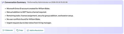 Conversation Summary