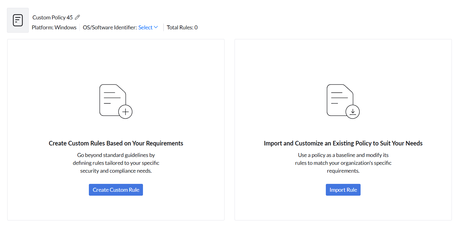 Compliance Customization