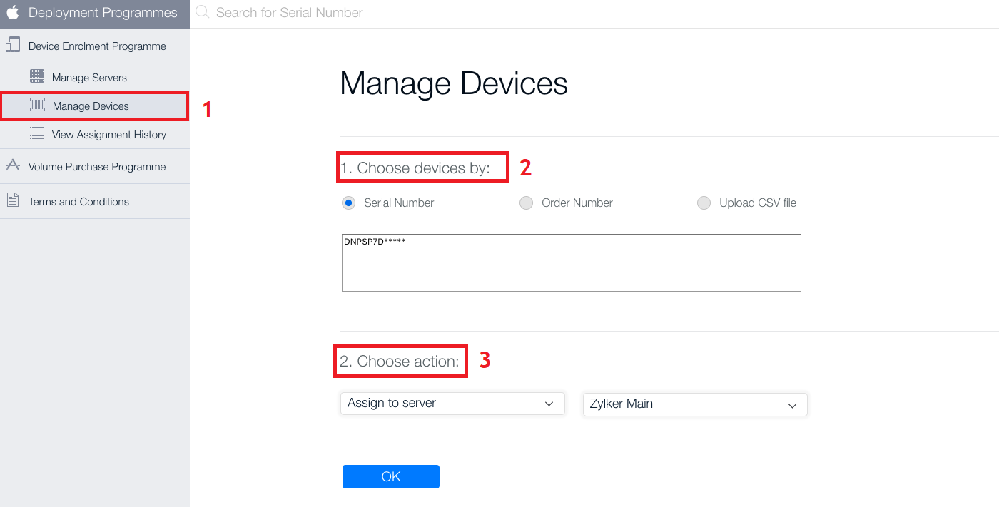 Assign to Server