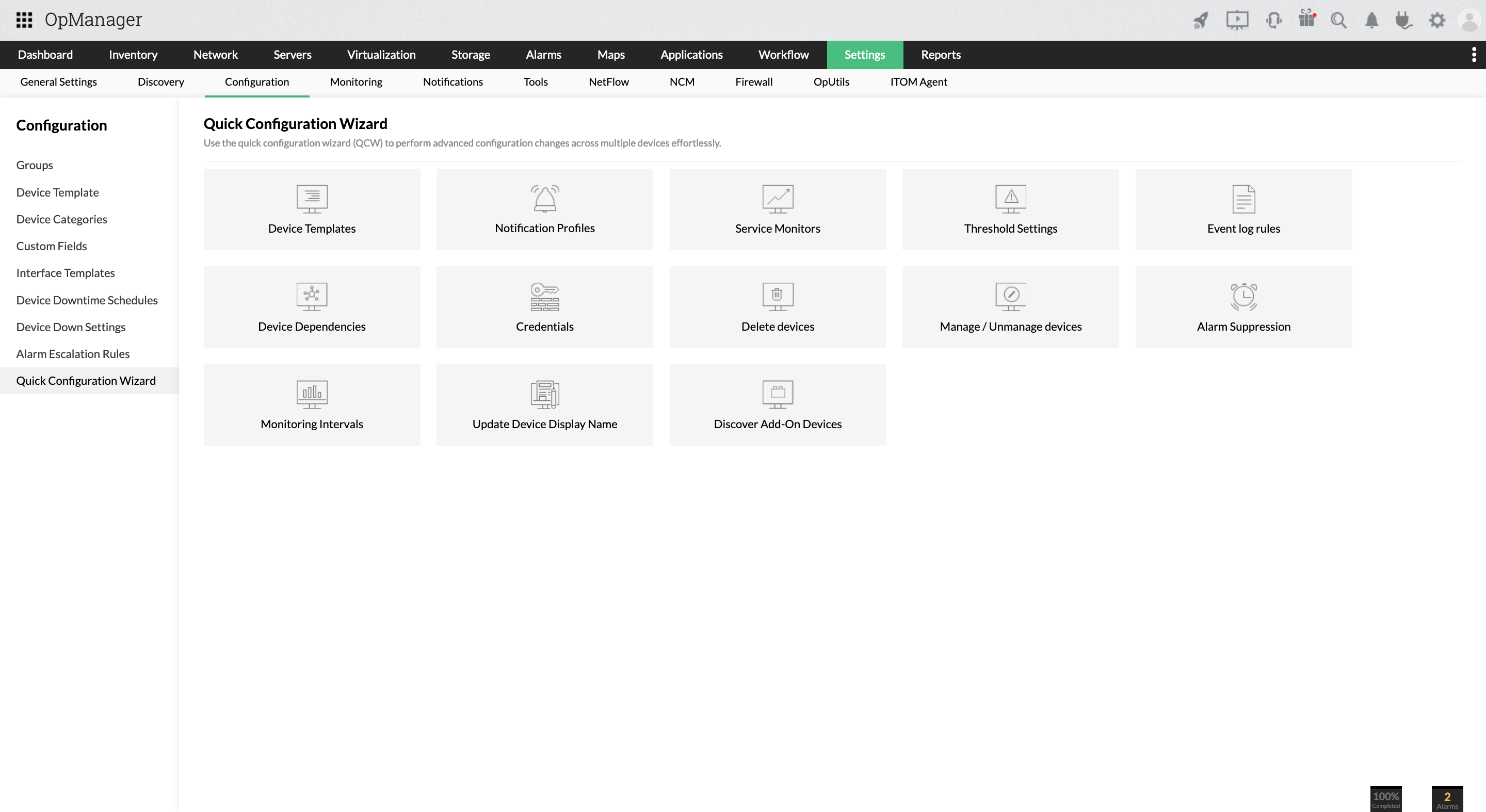 Grouping in network management Grouping Network Elements in OpManager: Using groups as a filter