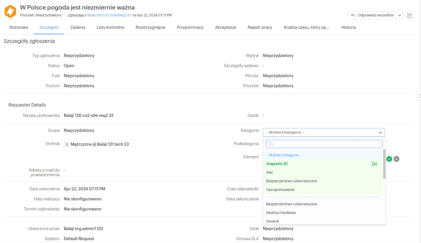 Polish Support for Zia