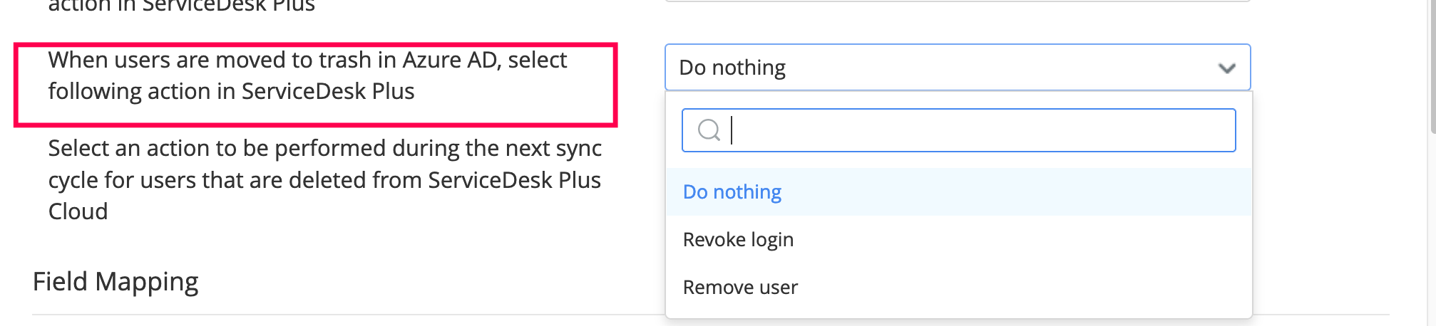 Azure AD User Sync Enhancement