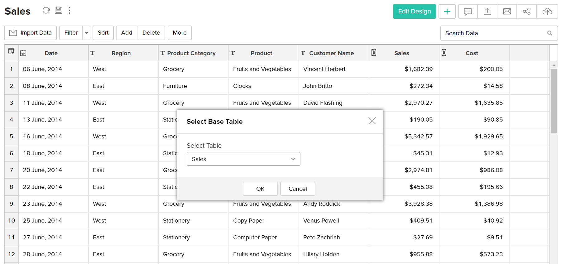 select-base-table-for-pivot