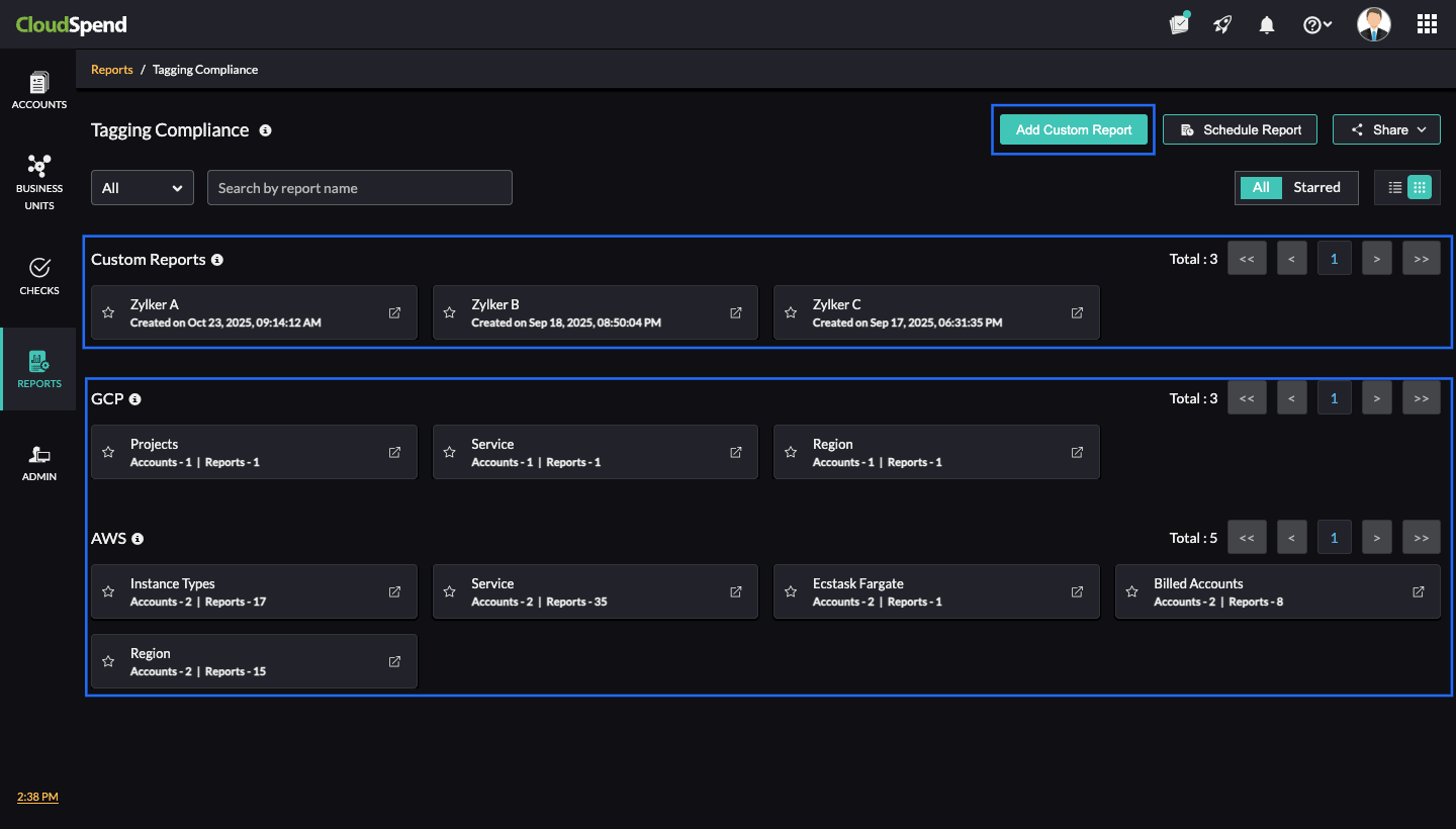 Tagging Compliance Report