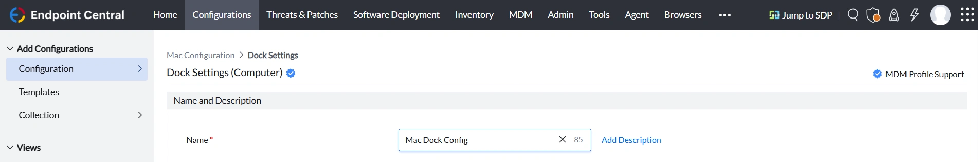 Naming Mac Dock Config Naming Mac Dock Config
