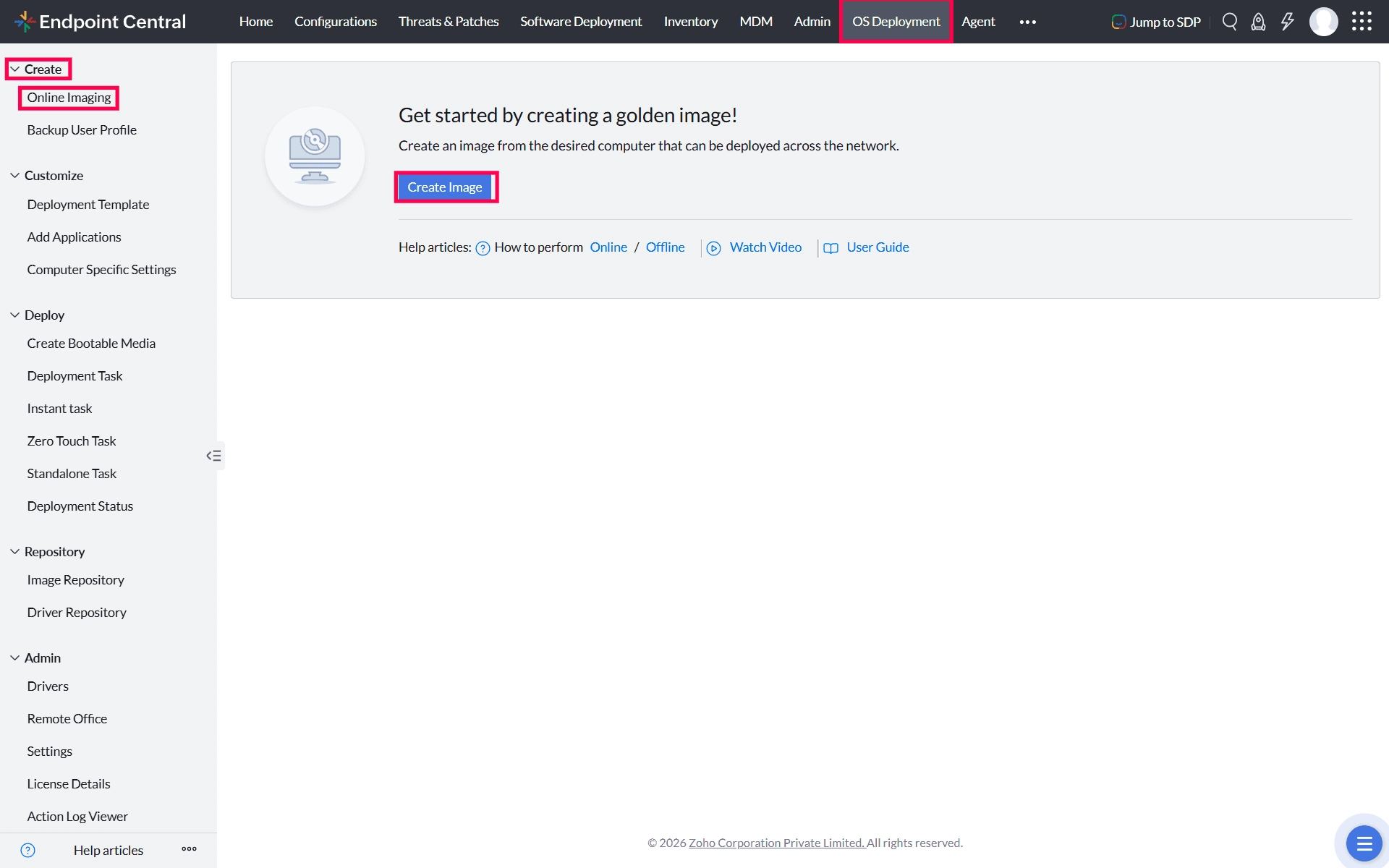 Create Image Navigation