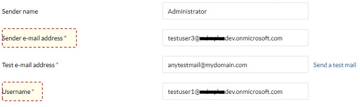 Mail server OAuth settings when Username and Sender Email Address are different Mail server OAuth settings when Username and Sender Email Address are different