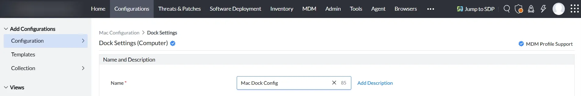 Naming Mac Dock Config Naming Mac Dock Config