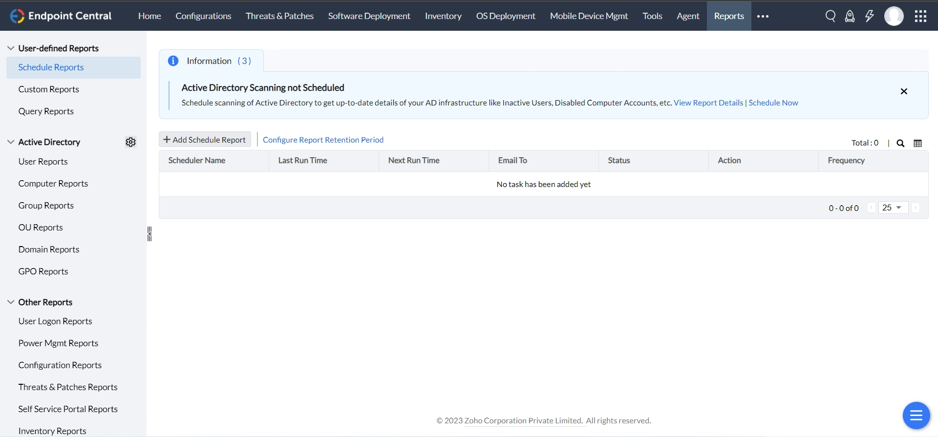 Reports and audit with Endpoint Central Reports and audit with Endpoint Central