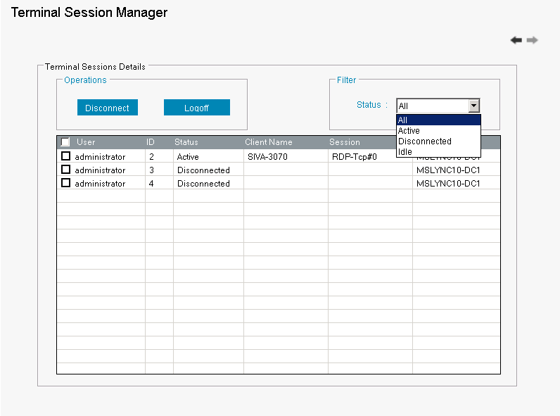 Multiple Terminal Session Manager Multiple Terminal Session Manager