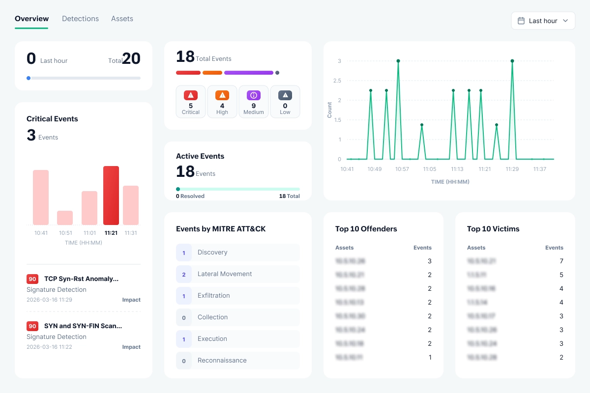 Security monitoring and zero-day detection