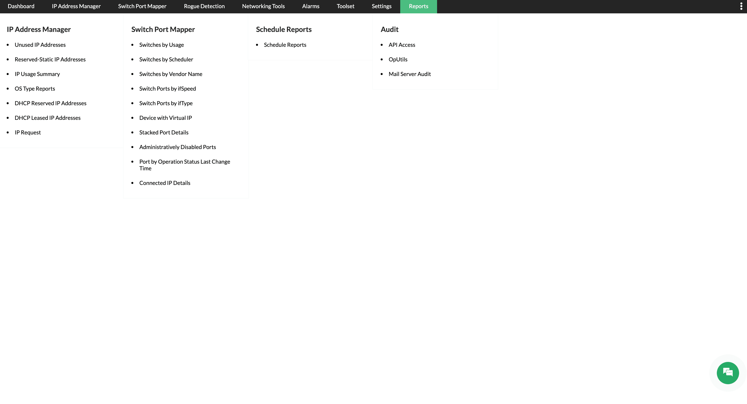 DHCP reports - ManageEngine OpUtils