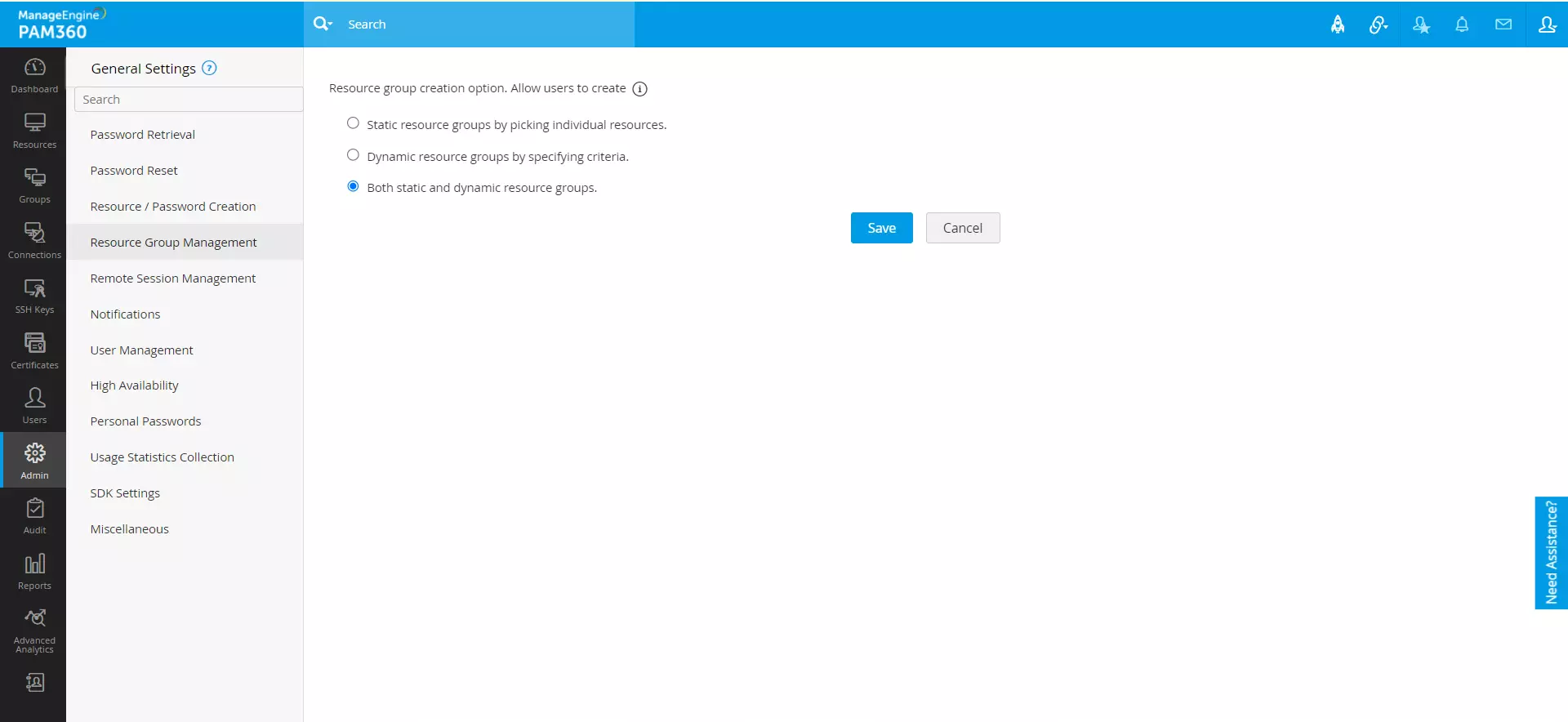 resource group management