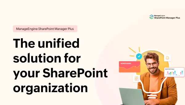 SharePointManager Plus use cases
