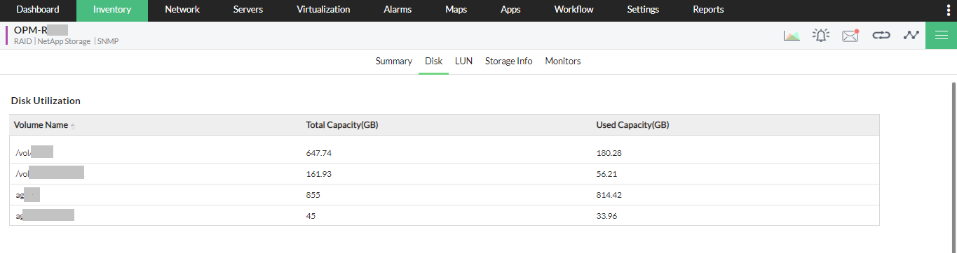 Hard Drive Health Monitor Hard Drive Monitor Tool - ManageEngine OpManager