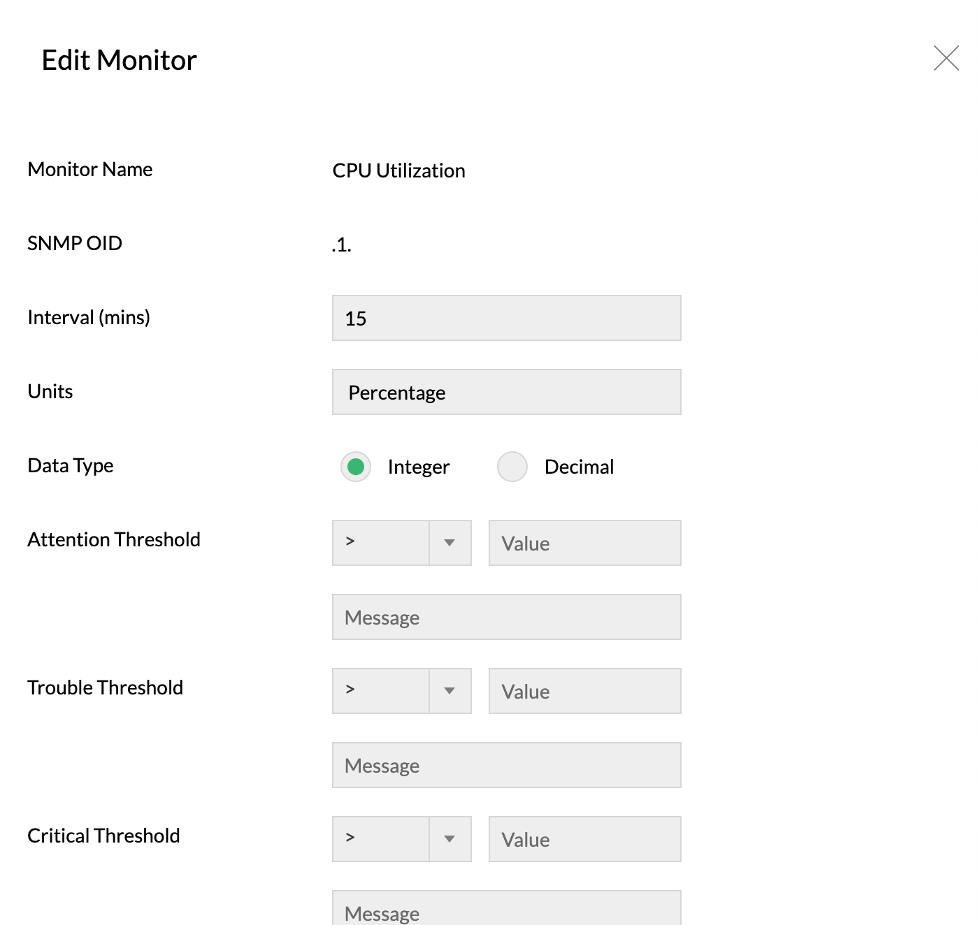 Troubleshooting network issues CPU usage monitor - ManageEngine OpManager
