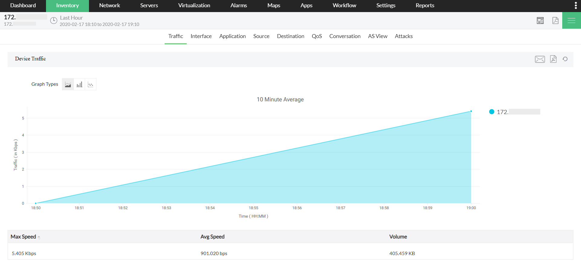 NOC Monitoring in OpManager: Config change management