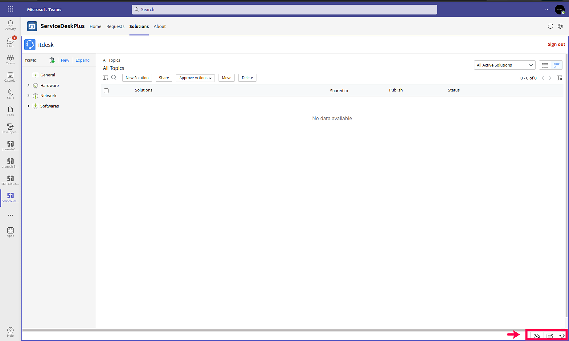 Consistent Footer Across Tabs