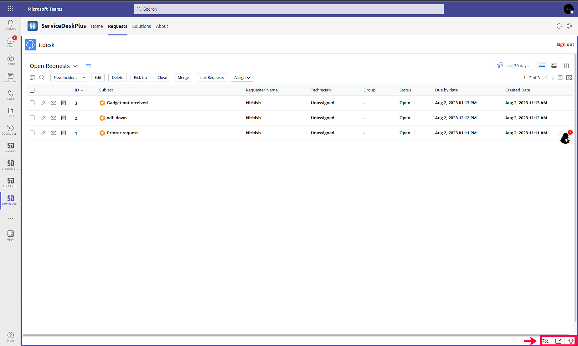 Consistent Footer Across Tabs