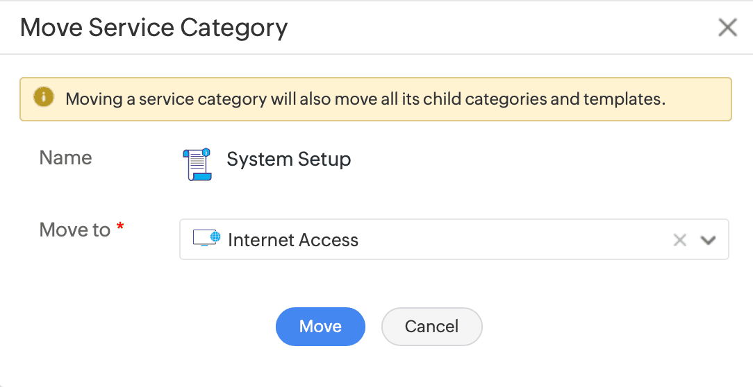 Service Category Enhancement