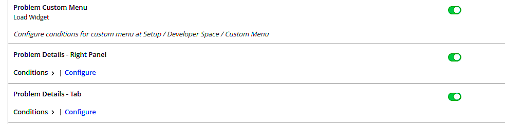 Custom Widgets for Problems