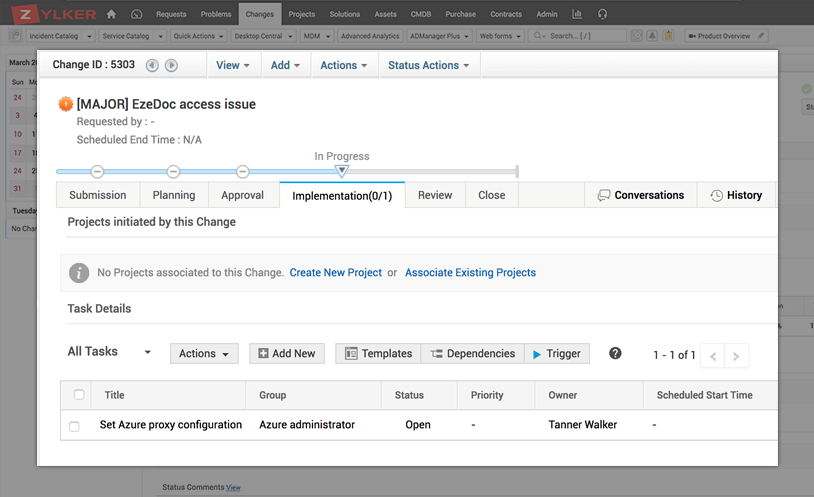 IT change management software