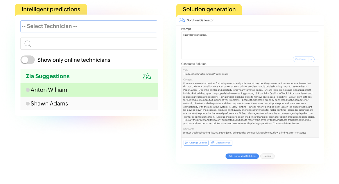 Intelligent predictions for better service deliveries in healthcare