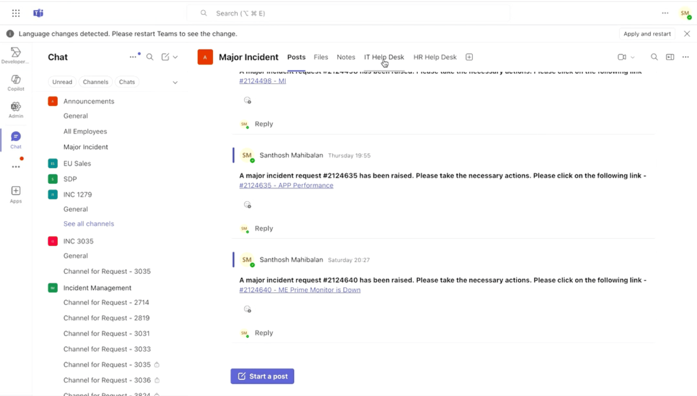 Microsoft teams collaboration