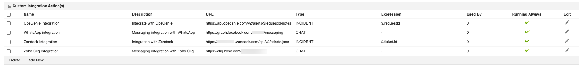configure custom integration