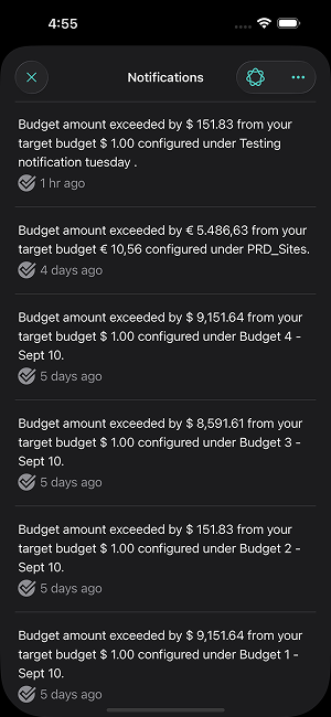 App Notifications iOS