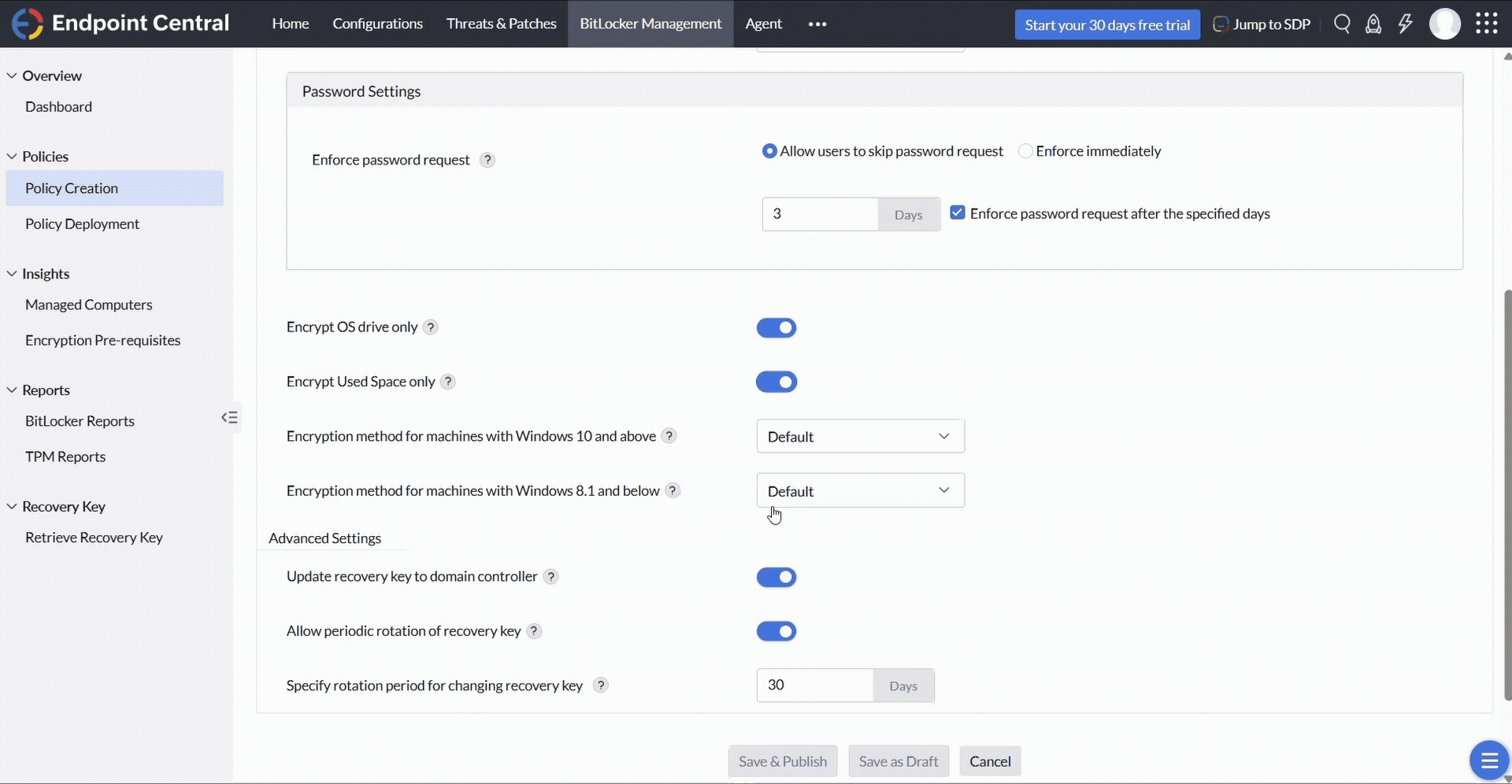Encryption for Windows 10 and above